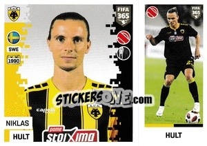 Sticker Niklas Hult - FIFA 365: 2018-2019. Blue backs - Panini