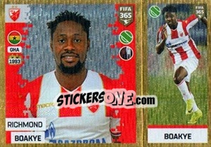 Sticker Richmond Boakye - FIFA 365: 2018-2019. Blue backs - Panini