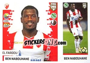 Sticker El Fardou Ben Nabouhane - FIFA 365: 2018-2019. Blue backs - Panini