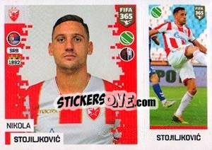 Cromo Nikola Stojiljkovic - FIFA 365: 2018-2019. Blue backs - Panini