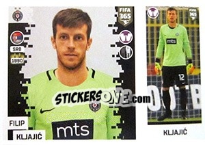 Sticker Filip Kljajic - FIFA 365: 2018-2019. Blue backs n. S18 - Panini