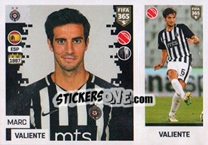 Sticker Marc Valiente - FIFA 365: 2018-2019. Blue backs - Panini