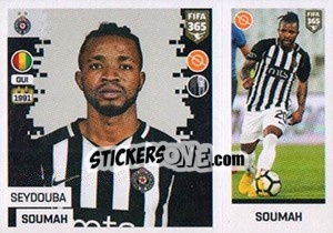 Sticker Seydouba Soumah - FIFA 365: 2018-2019. Blue backs - Panini