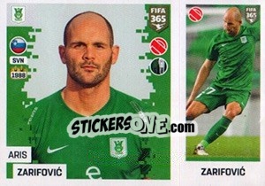Sticker Aris Zarifovic - FIFA 365: 2018-2019. Blue backs - Panini