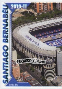 Cromo Santiago Bernabéu (Mosaico) - Real Madrid 2010-2011 - Panini