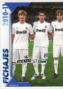 Sticker Fichajes (Mosaico) - Real Madrid 2010-2011 n. 8 - Panini