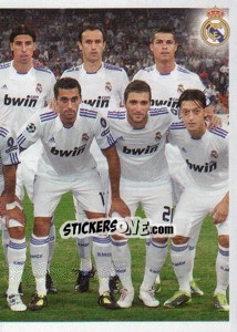 Sticker Alineación Champions (Mosaico) - Real Madrid 2010-2011 n. 13 - Panini