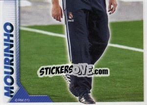 Sticker Mourinho (Mosaico) - Real Madrid 2010-2011 n. 21 - Panini