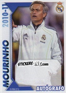 Sticker Mourinho (Autógrafo) - Real Madrid 2010-2011 n. 22 - Panini
