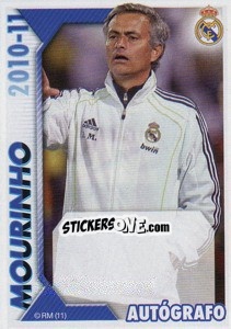 Cromo Mourinho (Autógrafo) - Real Madrid 2010-2011 - Panini