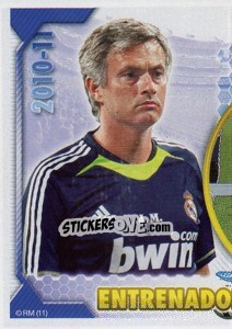Sticker Mourinho (Mosaico) - Real Madrid 2010-2011 n. 23 - Panini