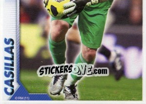 Cromo Casillas (Mosaico) - Real Madrid 2010-2011 - Panini