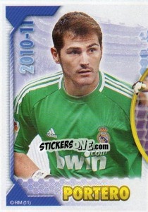 Sticker Casillas (Mosaico) - Real Madrid 2010-2011 n. 29 - Panini
