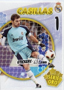 Cromo Casillas (Mosaico) - Real Madrid 2010-2011 - Panini