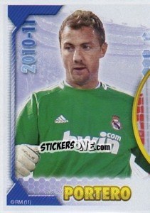 Sticker Dudek (Mosaico) - Real Madrid 2010-2011 n. 35 - Panini