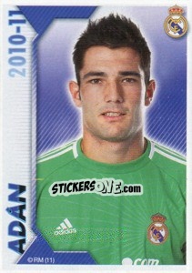 Sticker Adán - Real Madrid 2010-2011 n. 37 - Panini