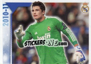 Sticker Adán (Mosaico) - Real Madrid 2010-2011 - Panini