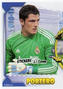Sticker Adán (Mosaico) - Real Madrid 2010-2011 - Panini