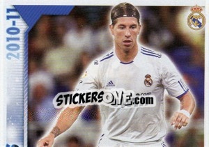 Sticker Sergio Ramos (Mosaico) - Real Madrid 2010-2011 - Panini