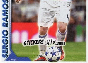 Cromo Sergio Ramos (Mosaico) - Real Madrid 2010-2011 - Panini