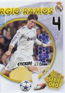 Sticker Sergio Ramos (Mosaico) - Real Madrid 2010-2011 - Panini