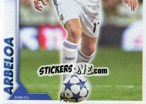 Cromo Arbeloa (Mosaico) - Real Madrid 2010-2011 - Panini