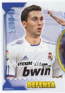 Cromo Arbeloa (Mosaico) - Real Madrid 2010-2011 - Panini
