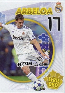 Cromo Arbeloa (Mosaico) - Real Madrid 2010-2011 - Panini