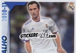 Sticker Ricardo Carvalho (Mosaico) - Real Madrid 2010-2011 - Panini