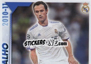 Sticker Ricardo Carvalho (Mosaico) - Real Madrid 2010-2011 n. 62 - Panini