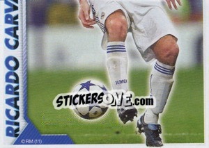 Cromo Ricardo Carvalho (Mosaico) - Real Madrid 2010-2011 - Panini