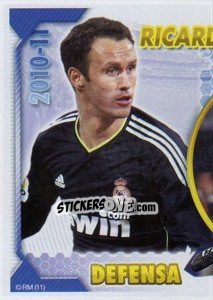 Cromo Ricardo Carvalho (Mosaico) - Real Madrid 2010-2011 - Panini