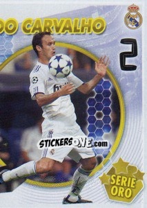 Cromo Ricardo Carvalho (Mosaico) - Real Madrid 2010-2011 - Panini