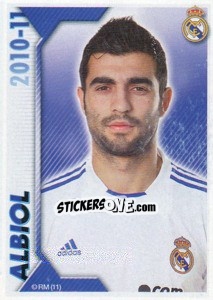 Sticker Albiol - Real Madrid 2010-2011 n. 67 - Panini