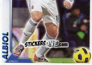 Sticker Albiol (Mosaico) - Real Madrid 2010-2011 - Panini