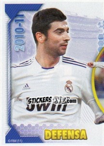 Cromo Albiol (Mosaico) - Real Madrid 2010-2011 - Panini