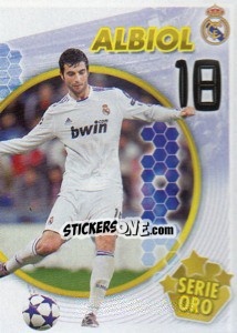Cromo Albiol (Mosaico) - Real Madrid 2010-2011 - Panini