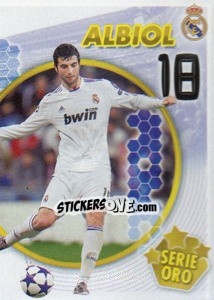 Figurina Albiol (Mosaico) - Real Madrid 2010-2011 - Panini