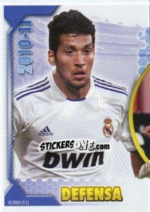 Cromo Garay (Mosaico) - Real Madrid 2010-2011 - Panini