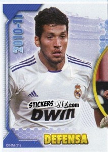 Sticker Garay (Mosaico) - Real Madrid 2010-2011 n. 77 - Panini