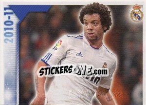 Sticker Marcelo (Mosaico) - Real Madrid 2010-2011 - Panini