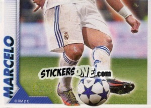 Sticker Marcelo (Mosaico) - Real Madrid 2010-2011 - Panini