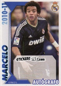 Cromo Marcelo (Autógrafo) - Real Madrid 2010-2011 - Panini