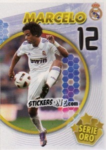 Sticker Marcelo (Mosaico) - Real Madrid 2010-2011 - Panini