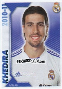 Cromo Khedira - Real Madrid 2010-2011 - Panini