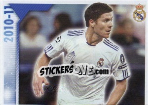 Figurina Xabi Alonso (Mosaico) - Real Madrid 2010-2011 - Panini