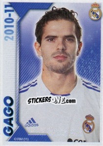 Cromo Gago - Real Madrid 2010-2011 - Panini