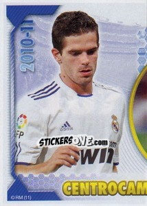 Figurina Gago (Mosaico) - Real Madrid 2010-2011 - Panini