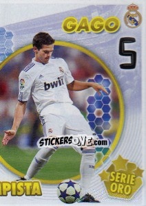 Figurina Gago (Mosaico) - Real Madrid 2010-2011 - Panini