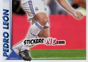 Sticker Pedro León (Mosaico) - Real Madrid 2010-2011 - Panini
